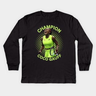 Coco Gauff Call me Coco Cori Kids Long Sleeve T-Shirt